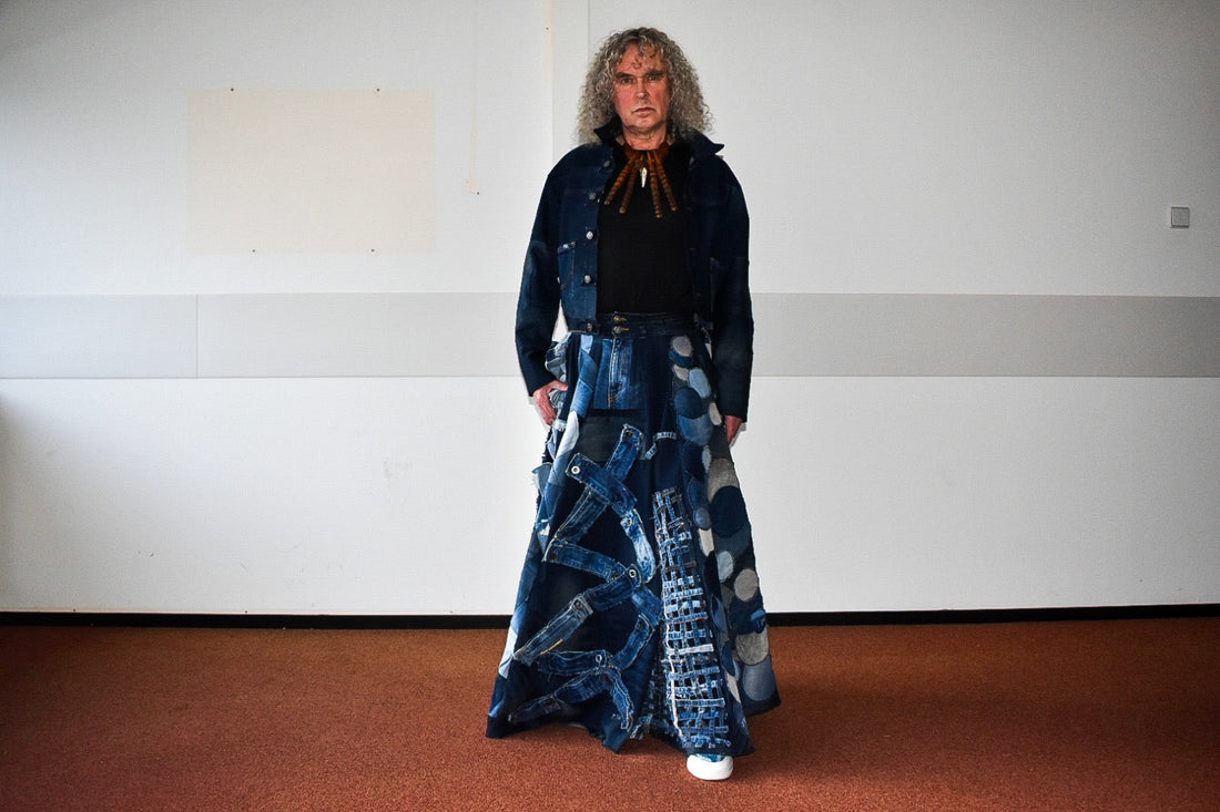 Unique Denim Outfit for Rotterdam Art Week 2025 – A Masterpiece by IF DENIM