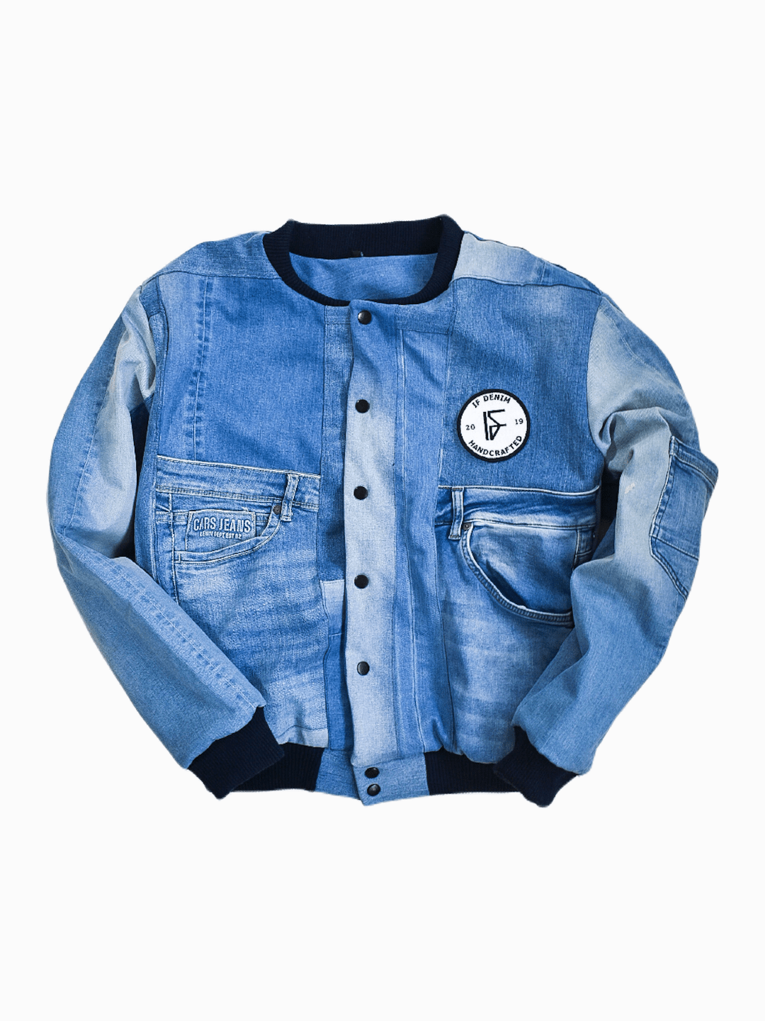 Lサイズ JAPAN BLUE JEANS Bomber Jacket Japan Blue Jeans Bomber Jacket MA-1 Denim Outerwear Size M