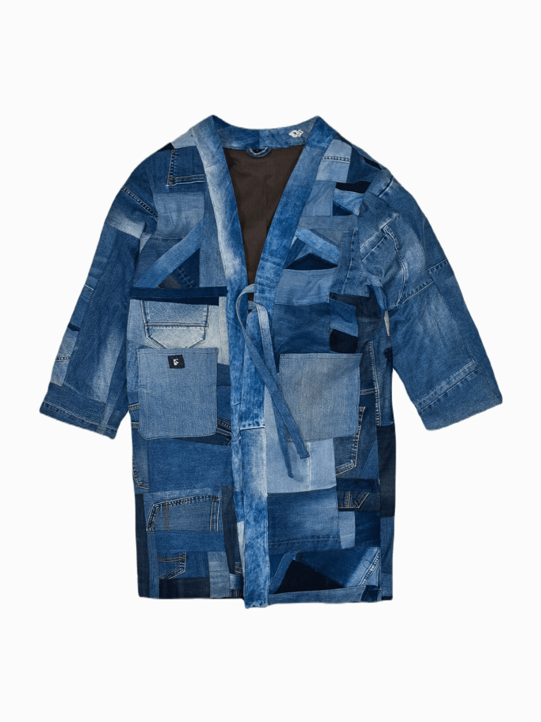 IF DENIM | Patchwork Kimono Long-Length - IF DENIM