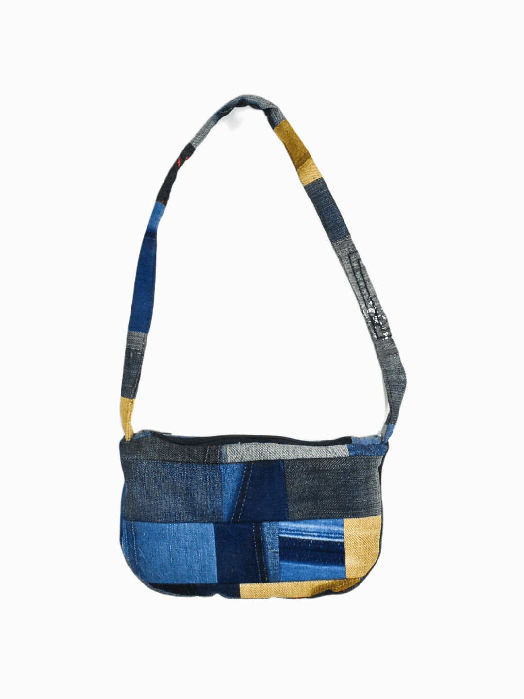 IF DENIM | BAGUETTE BAG PATCHWORK - IF DENIM