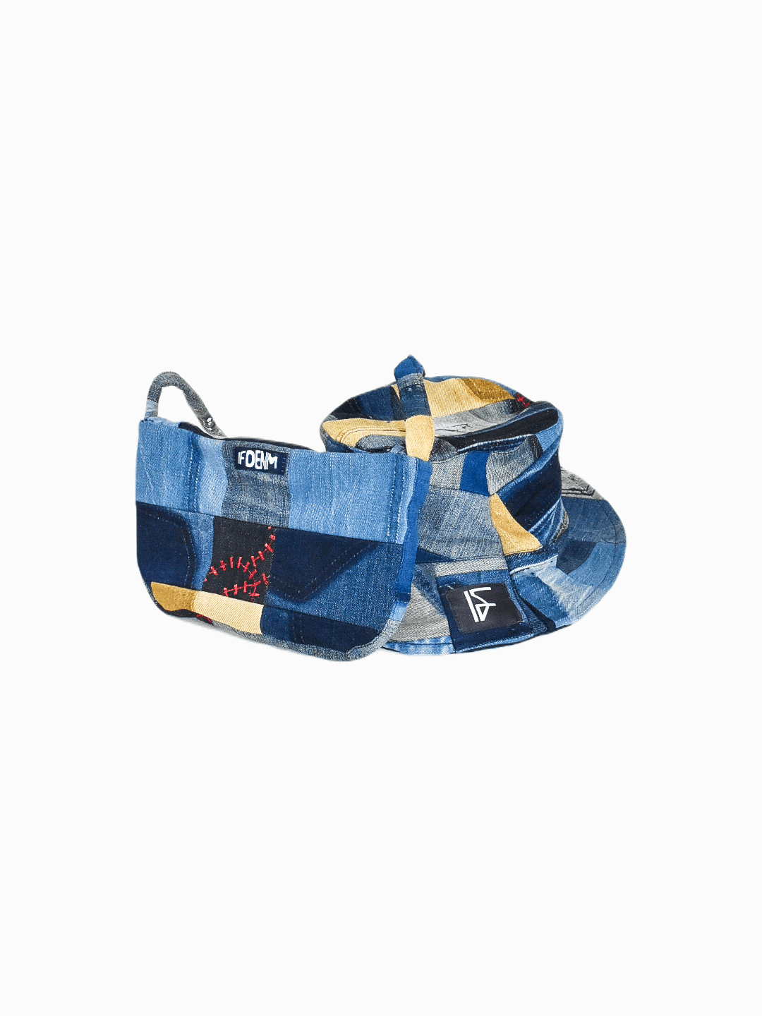 IF DENIM | BAGUETTE BAG PATCHWORK - IF DENIM