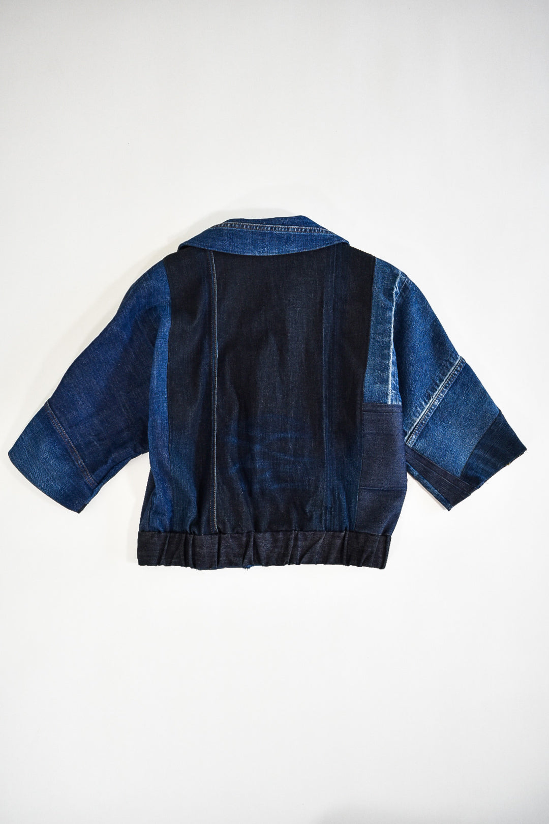 IF DENIM | Sustainable Handcrafted Cropped Vintage Jacket M - IF DENIM