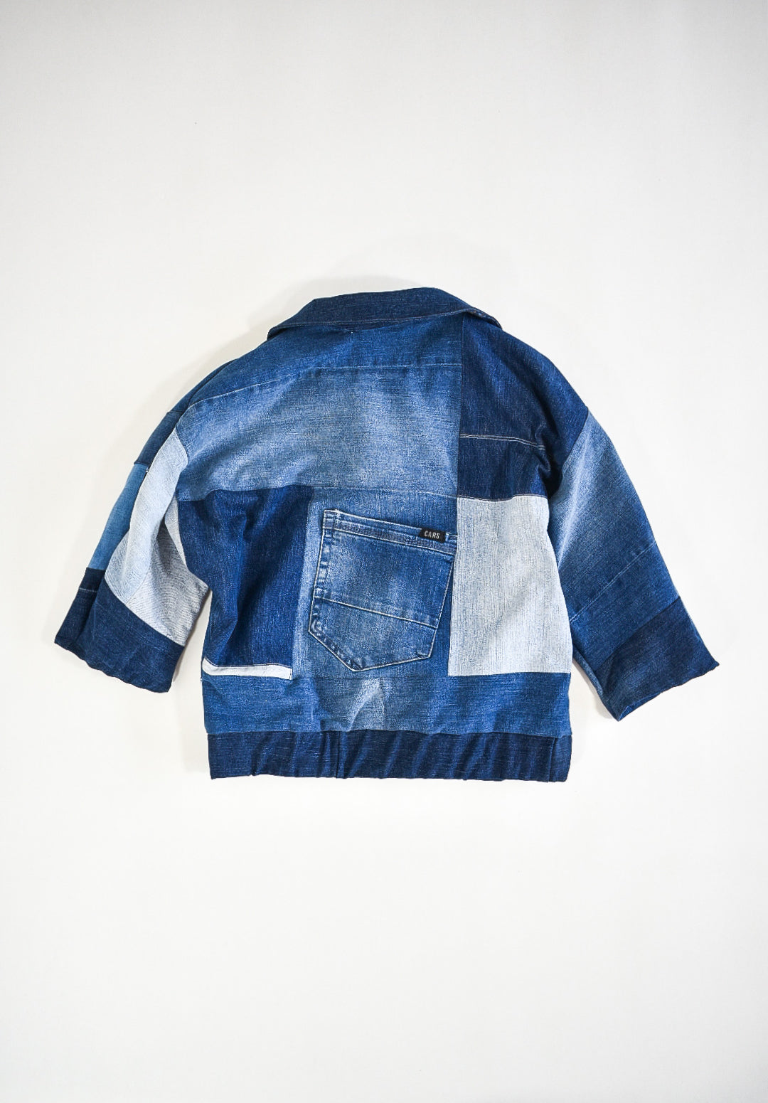 IF DENIM | Sustainable Handcrafted Cropped Vintage Jacket S - IF DENIM
