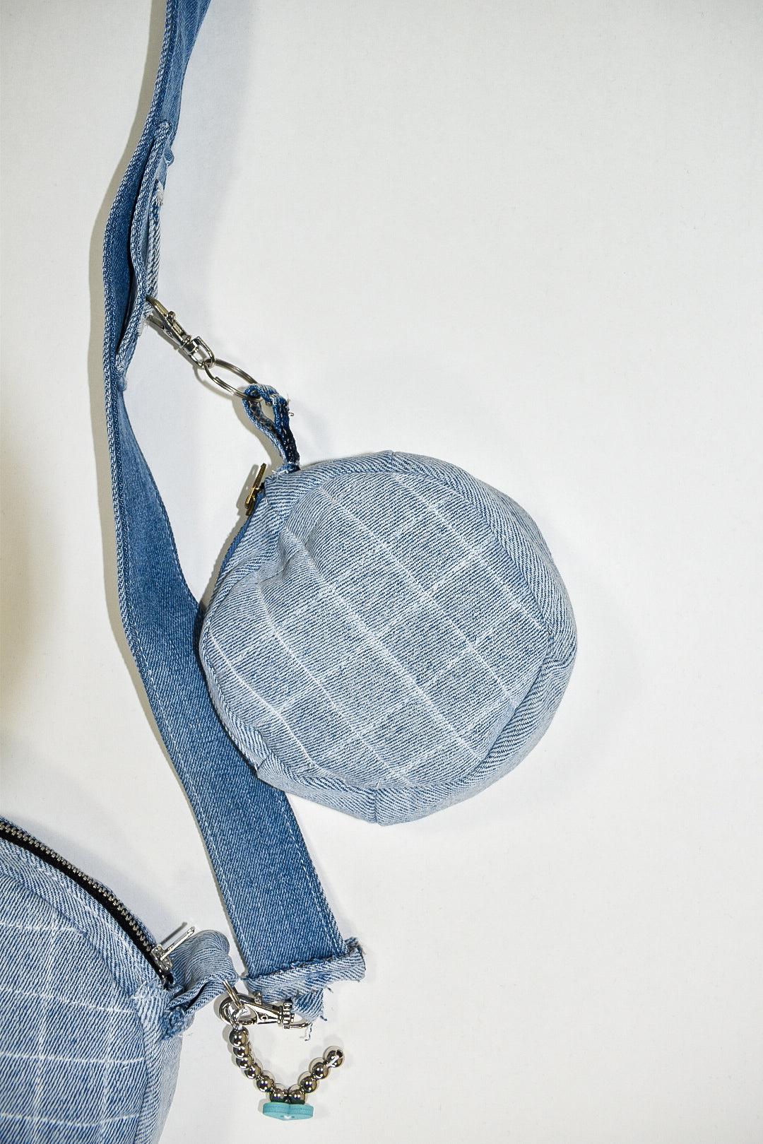 IF DENIM | CROSSBODY CIRCLE BAG x SMALL BAG - IF DENIM
