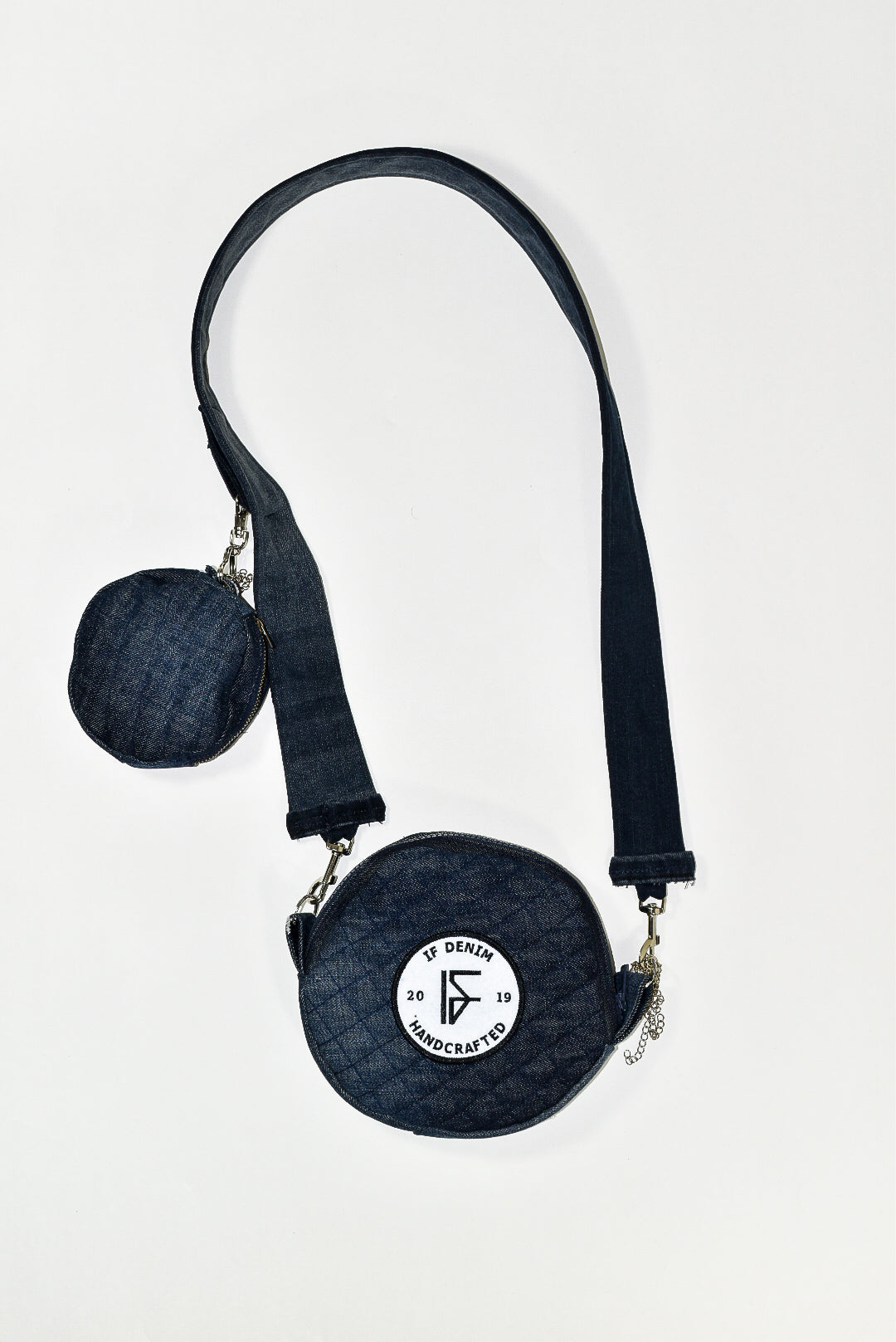 IF DENIM | CROSSBODY CIRCLE BAG x SMALL BAG - IF DENIM