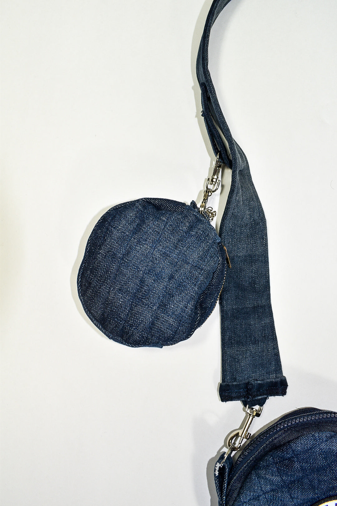 IF DENIM | CROSSBODY CIRCLE BAG x SMALL BAG - IF DENIM