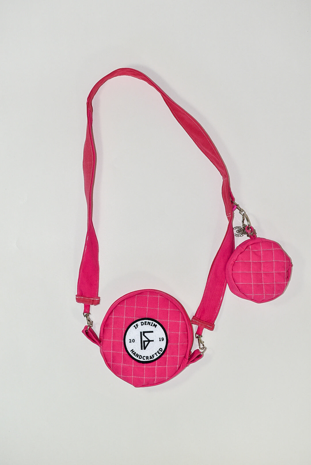 IF DENIM | CROSSBODY CIRCLE BAG x SMALL BAG - IF DENIM