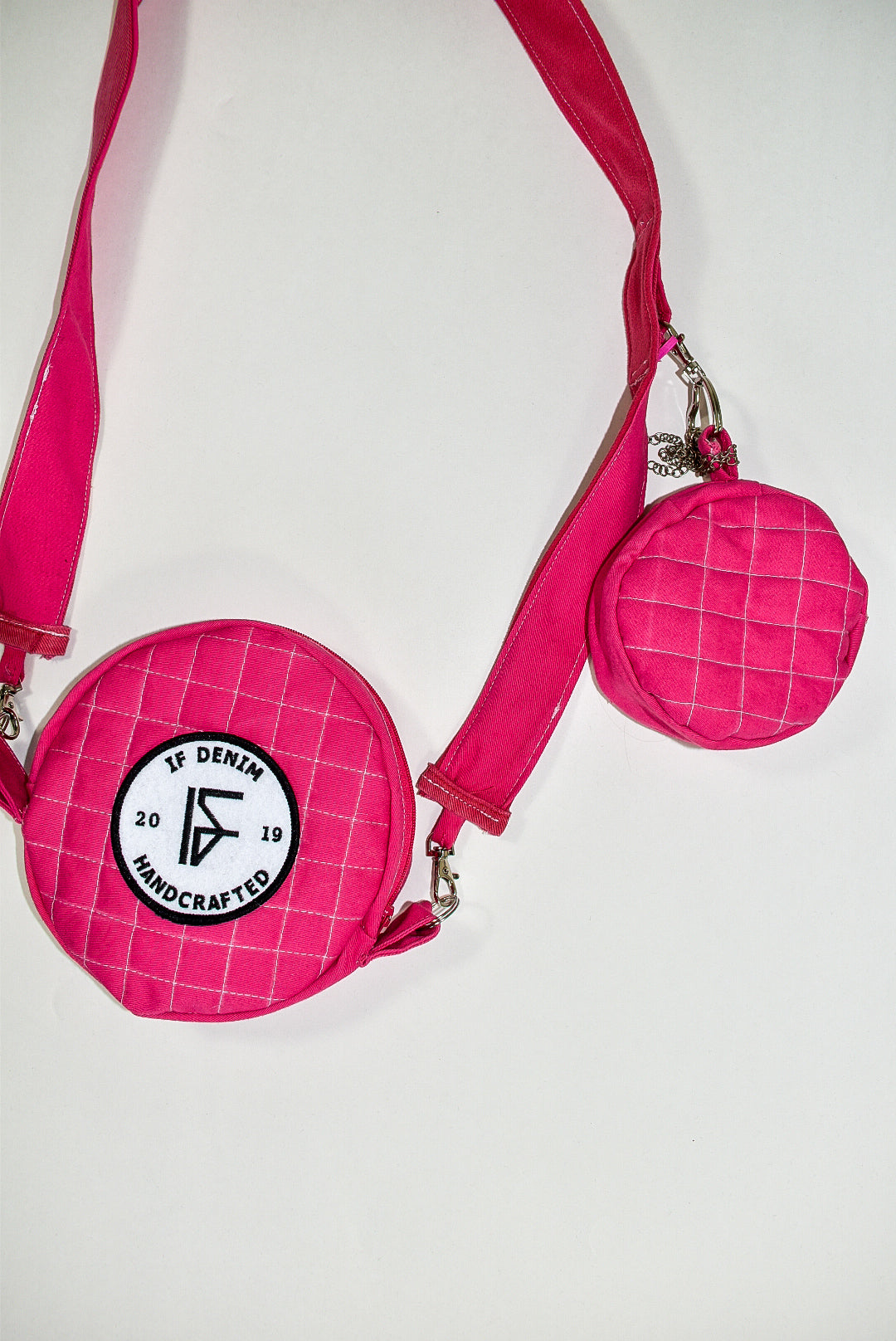 IF DENIM | CROSSBODY CIRCLE BAG x SMALL BAG - IF DENIM