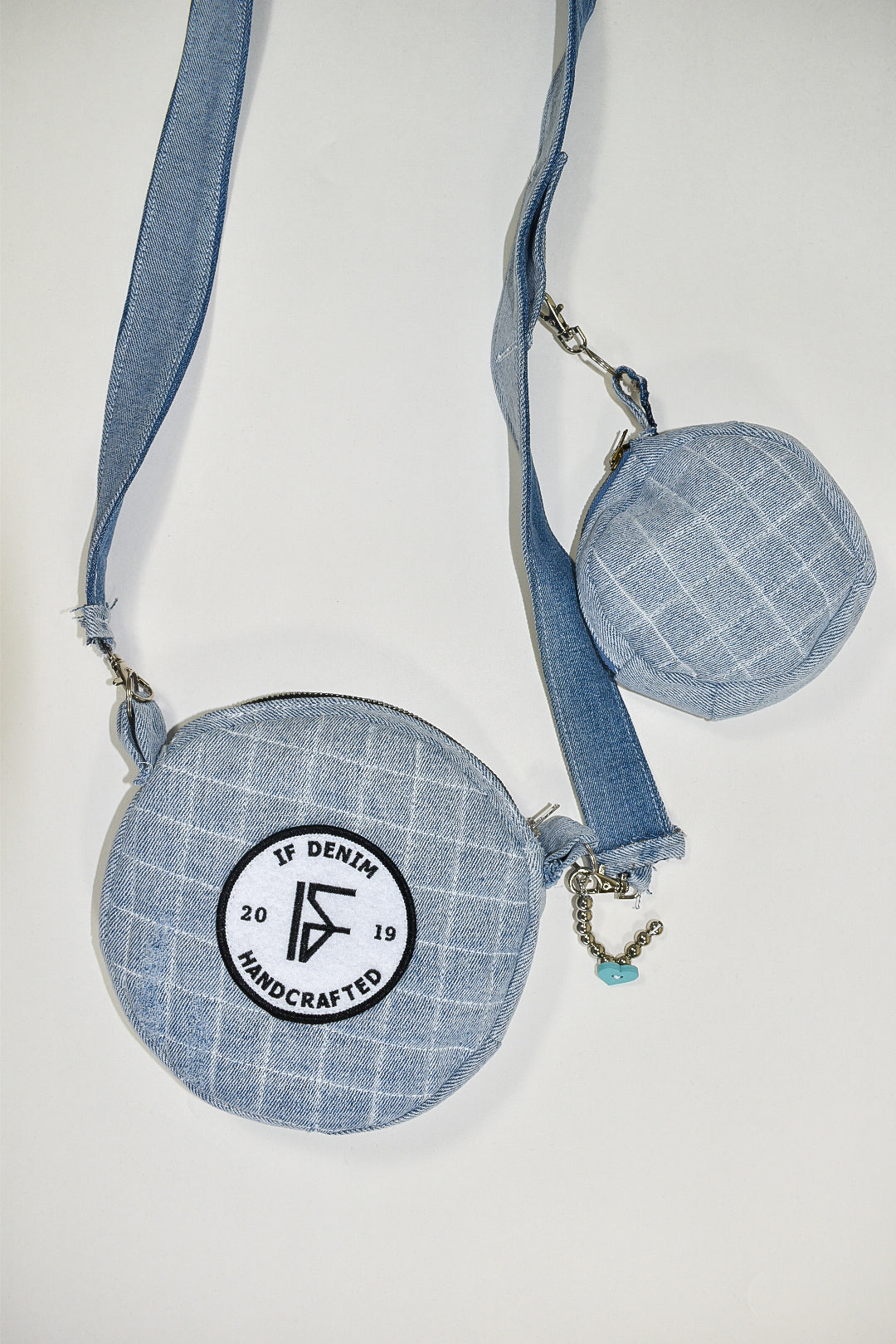 IF DENIM | CROSSBODY CIRCLE BAG x SMALL BAG - IF DENIM