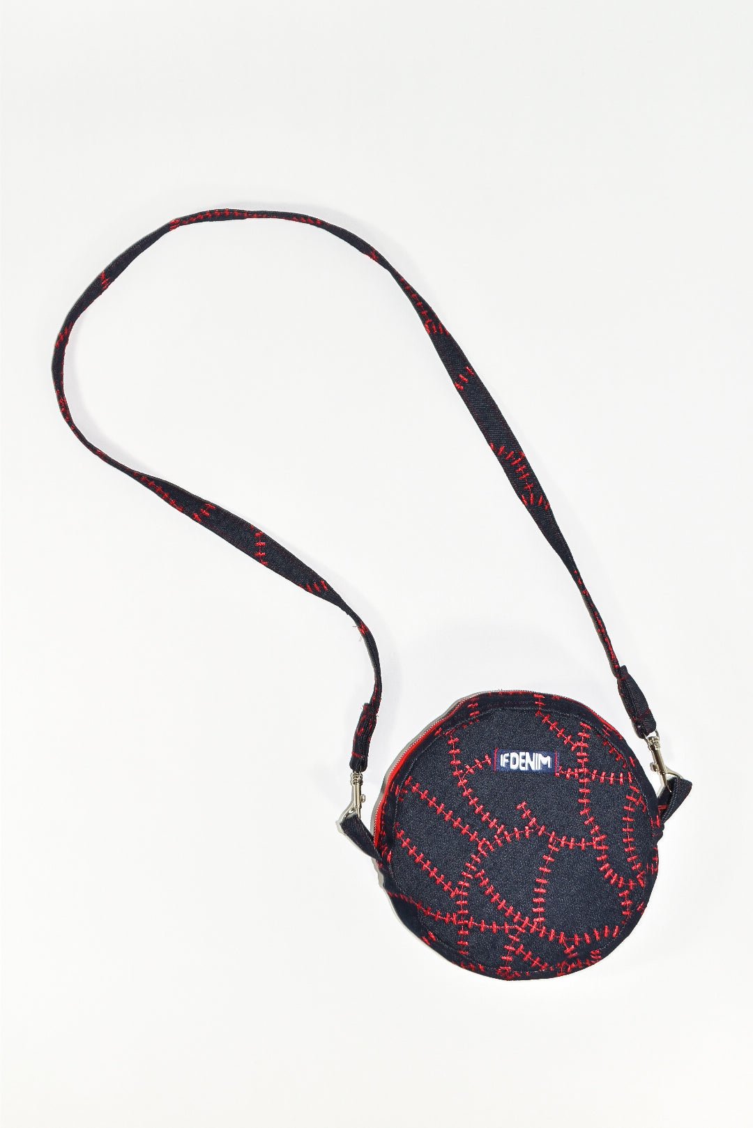 IF DENIM | CROSSBODY CIRCLE BAG - IF DENIM