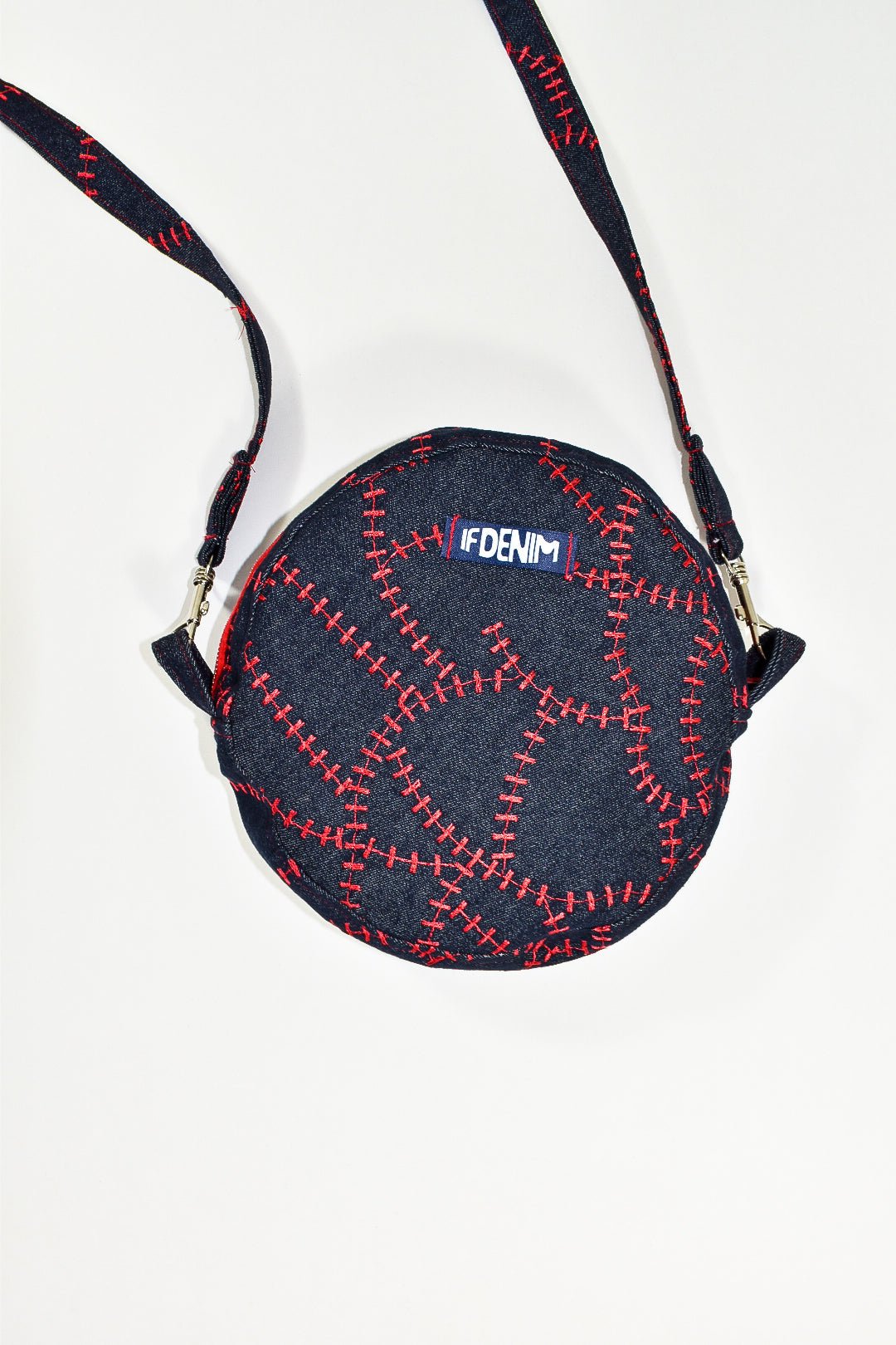 IF DENIM | CROSSBODY CIRCLE BAG - IF DENIM