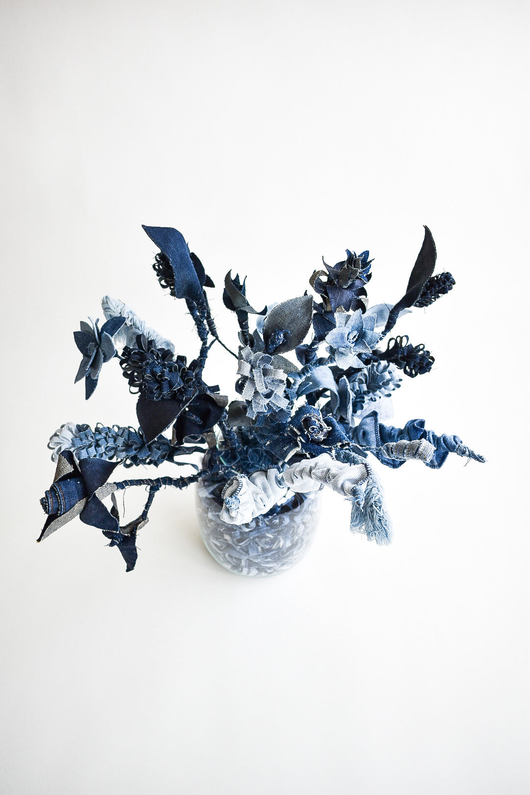 IF DENIM | Upcycled Denim Bouquet In A Vase - IF DENIM