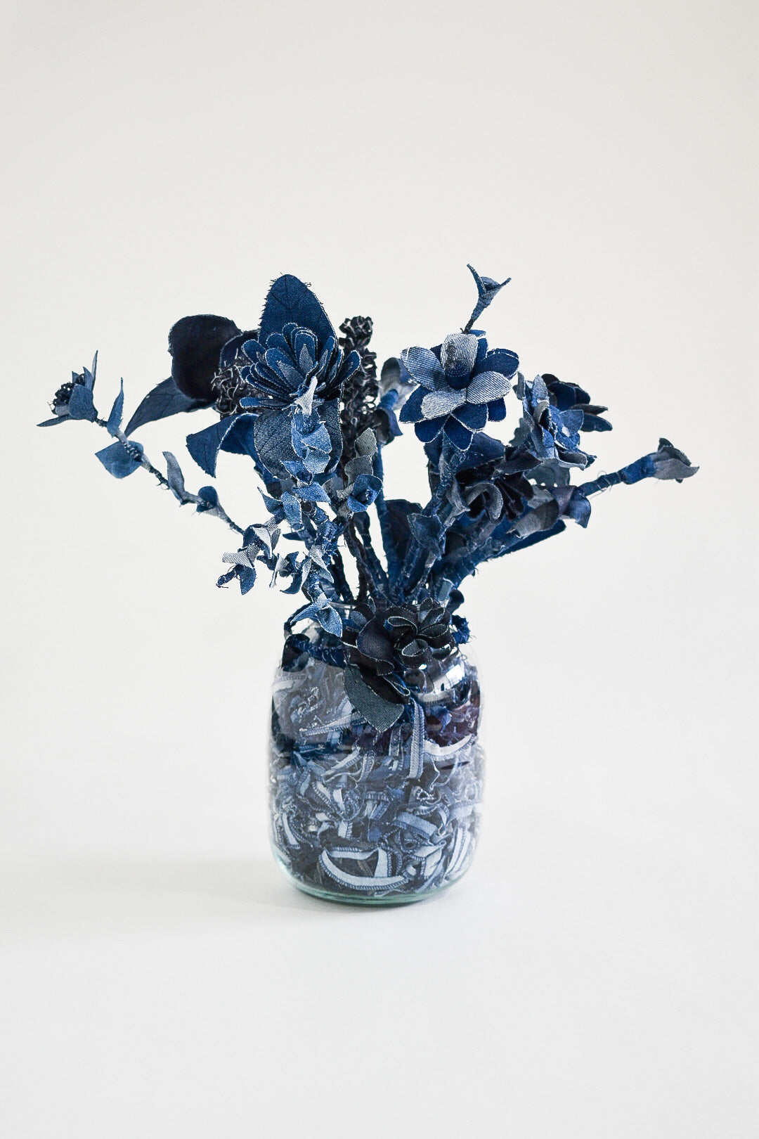 IF DENIM | Upcycled Denim Bouquet In A Vase - IF DENIM