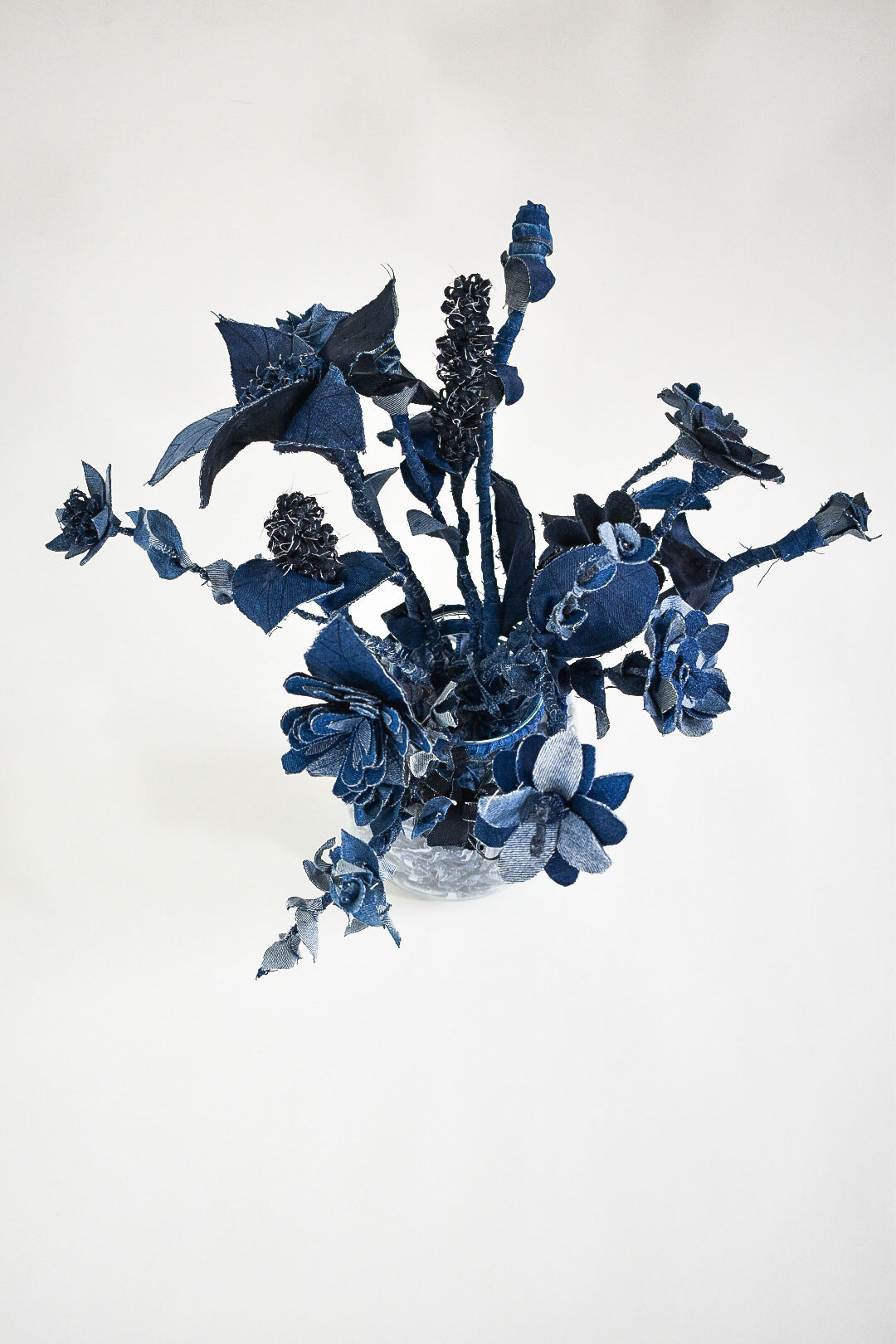 IF DENIM | Upcycled Denim Bouquet In A Vase - IF DENIM