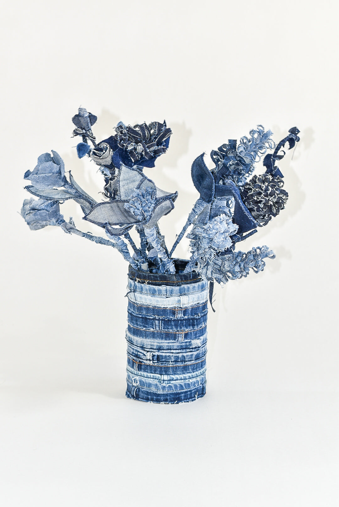 IF DENIM | Upcycled Denim Bouquet In A Vase - IF DENIM