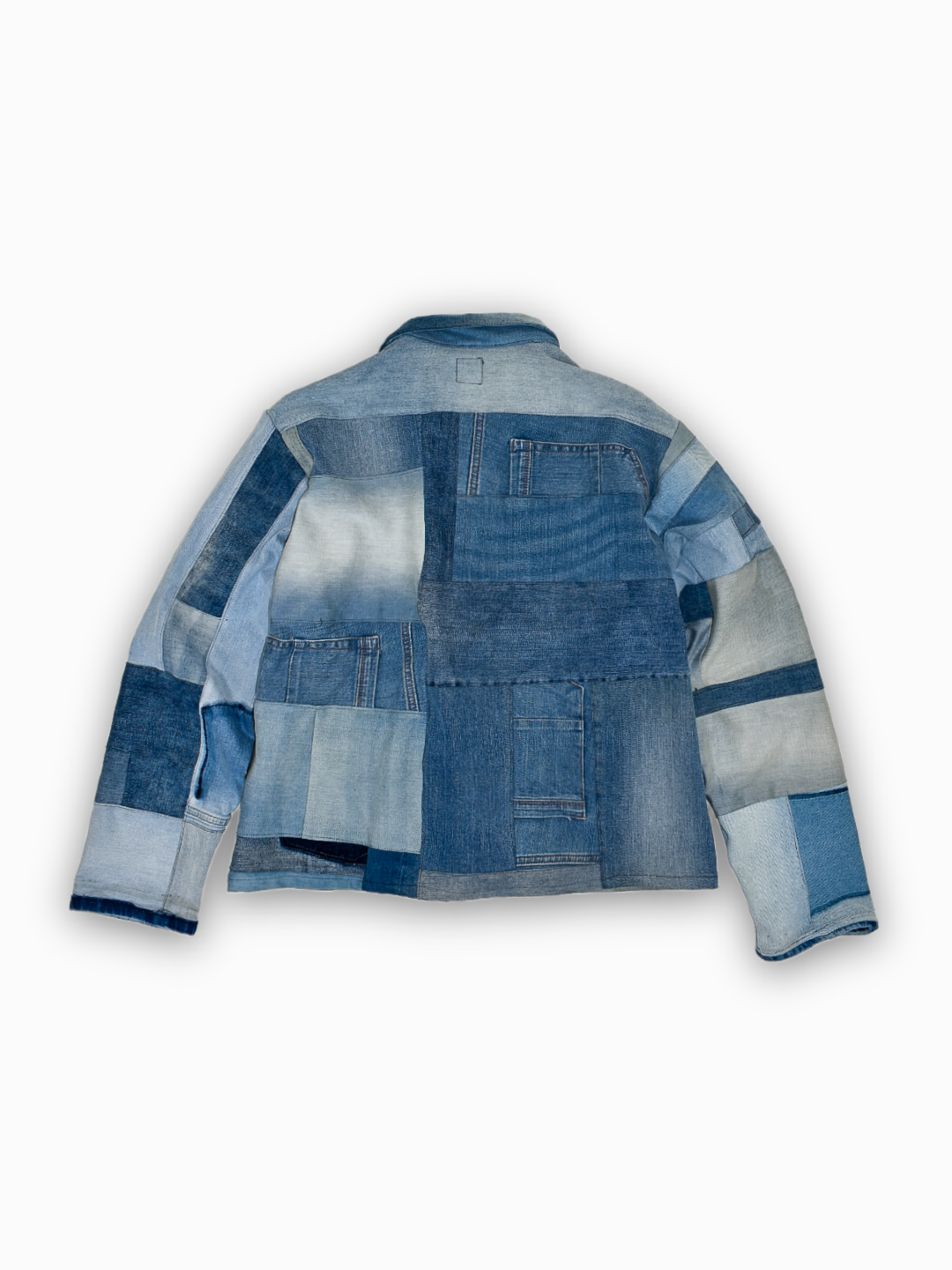 IF DENIM | Sustainable Patchwork Jacket L - IF DENIM