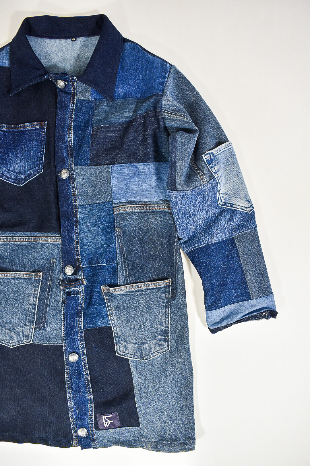 IF DENIM | Sustainable Patchwork Jacket XS - IF DENIM