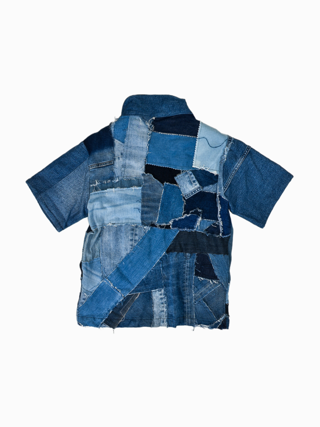 IF DENIM | Duurzame handgemaakte cropped vintage jas XS