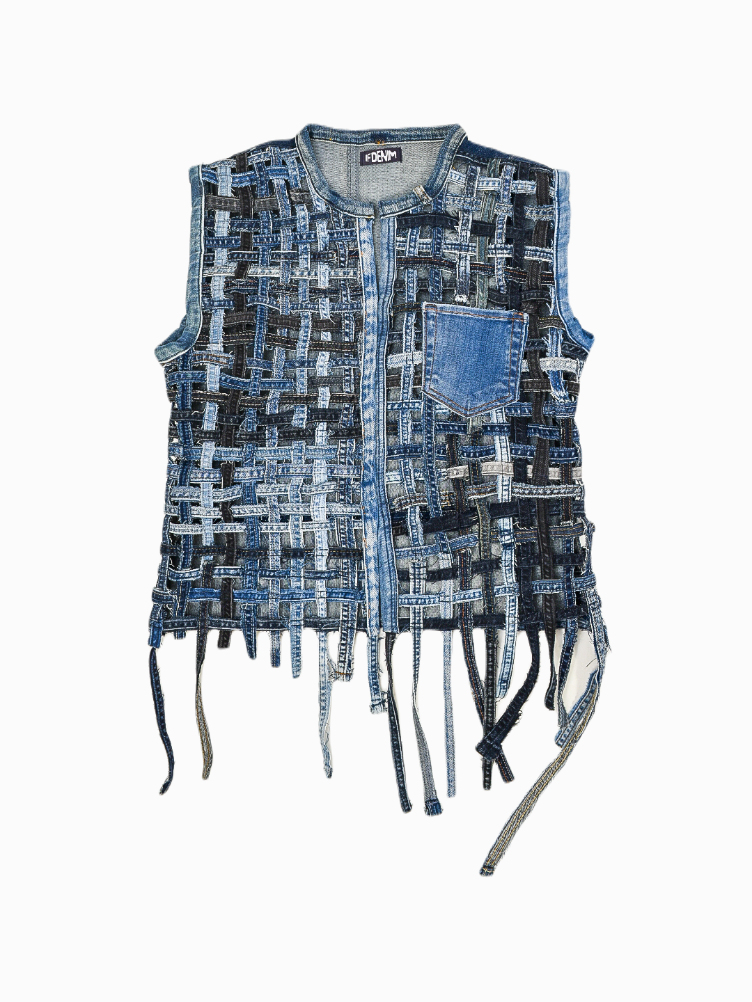 IF DENIM | Sustainable Woven Body Vest S - IF DENIM