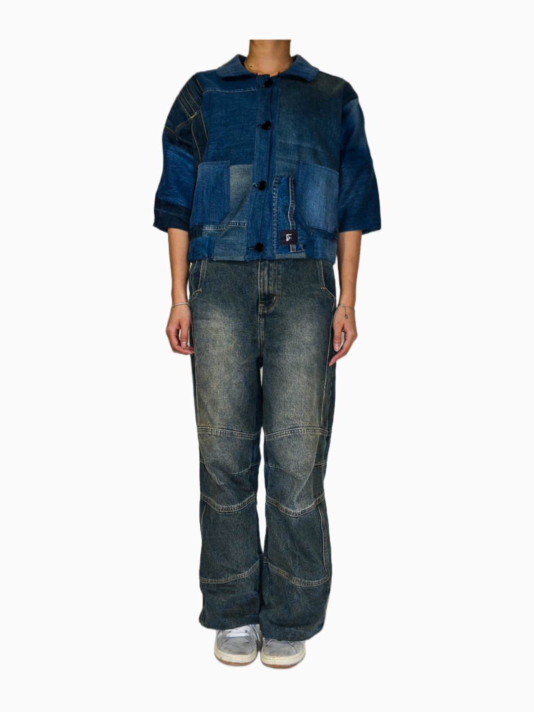 IF DENIM | Cropped Vintage Jacket XS