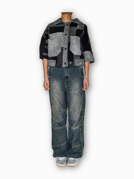 IF DENIM | Cropped Vintage Jacket S