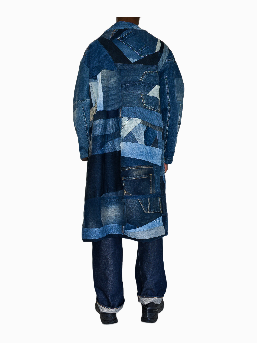 IF DENIM | Patchwork Kimono Long-Length L