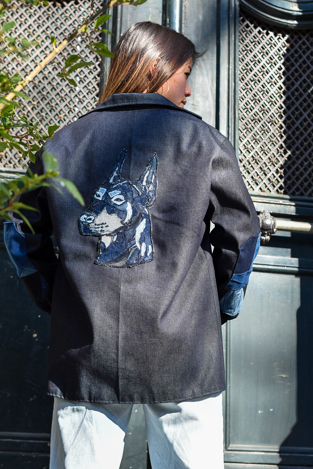 IF DENIM | Sustainable Handcrafted Doberman Workwear Denim Jacket - IF DENIM