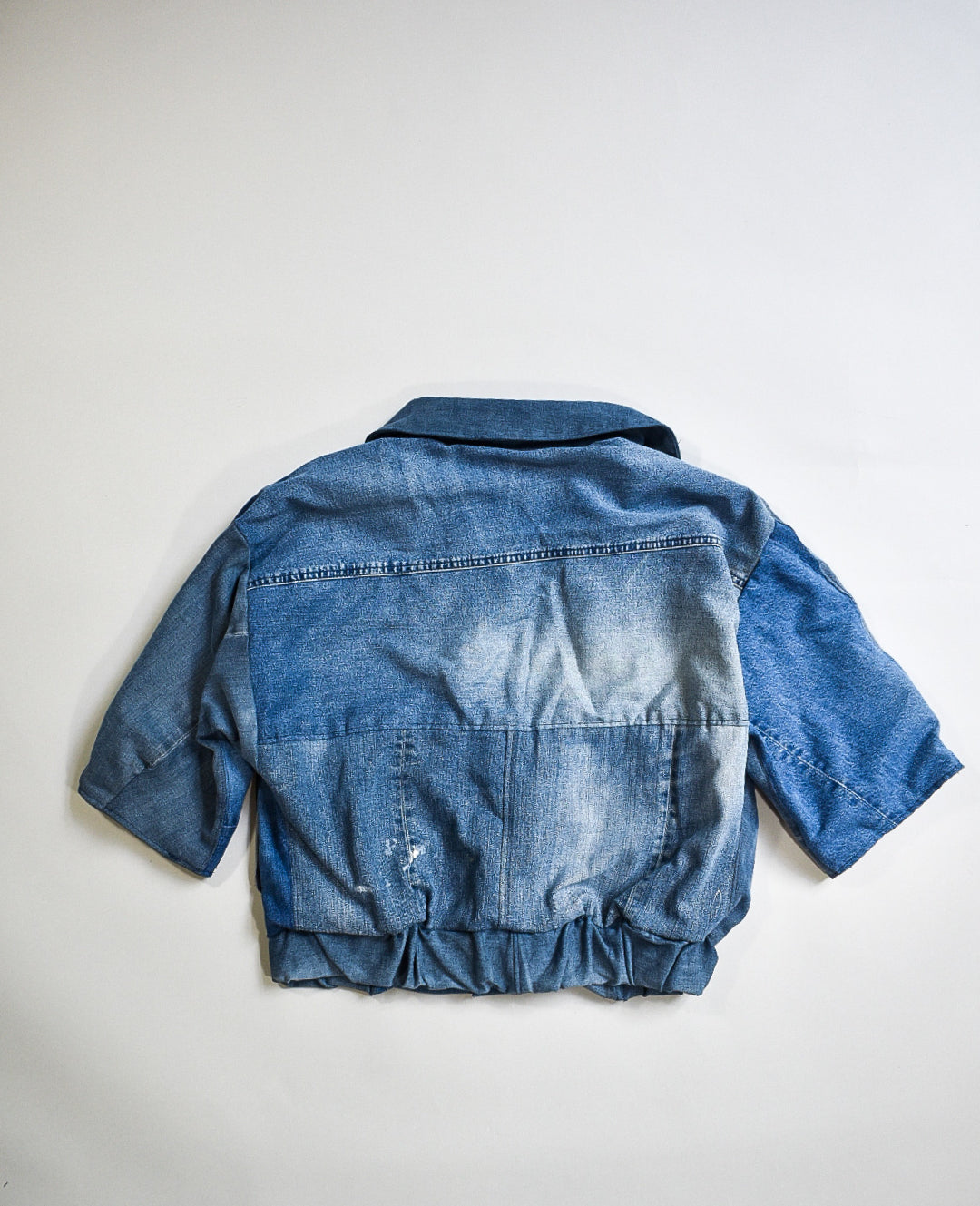 IF DENIM | Sustainable Handcrafted Cropped Vintage Jacket S - IF DENIM