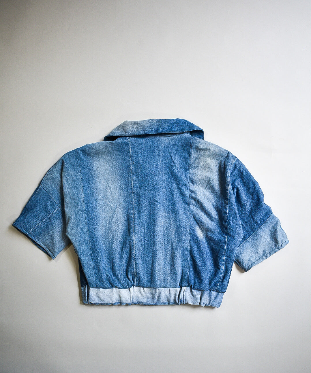 IF DENIM | Sustainable Handcrafted Cropped Vintage Jacket M - IF DENIM