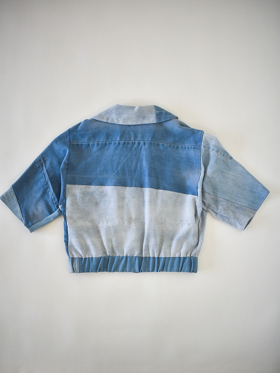 IF DENIM | Sustainable Handcrafted Cropped Vintage Jacket M - IF DENIM