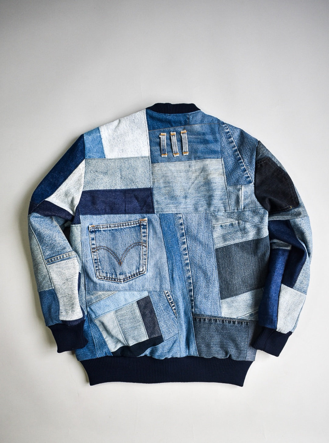 IF DENIM | Sustainable Handcrafted Patchwork Bomberjacket 01 - IF DENIM