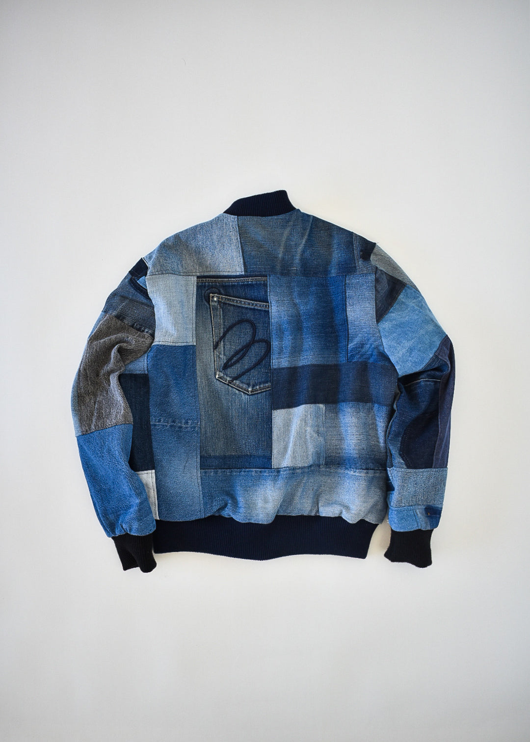 IF DENIM | Sustainable Handcrafted Patchwork Bomberjacket 02 - IF DENIM