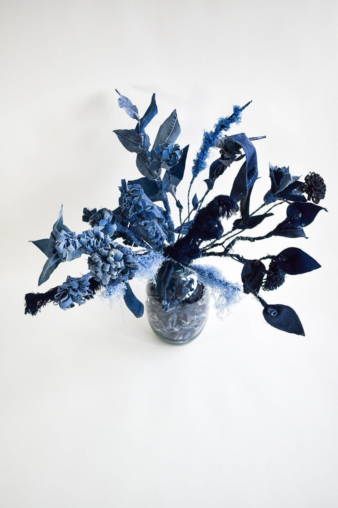 IF DENIM | Upcycled Denim Bouquet In A Vase - IF DENIM