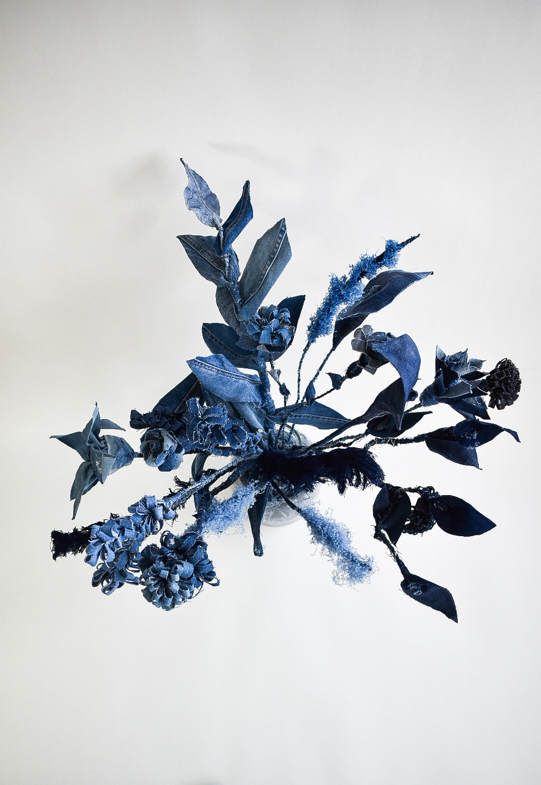 IF DENIM | Upcycled Denim Bouquet In A Vase - IF DENIM