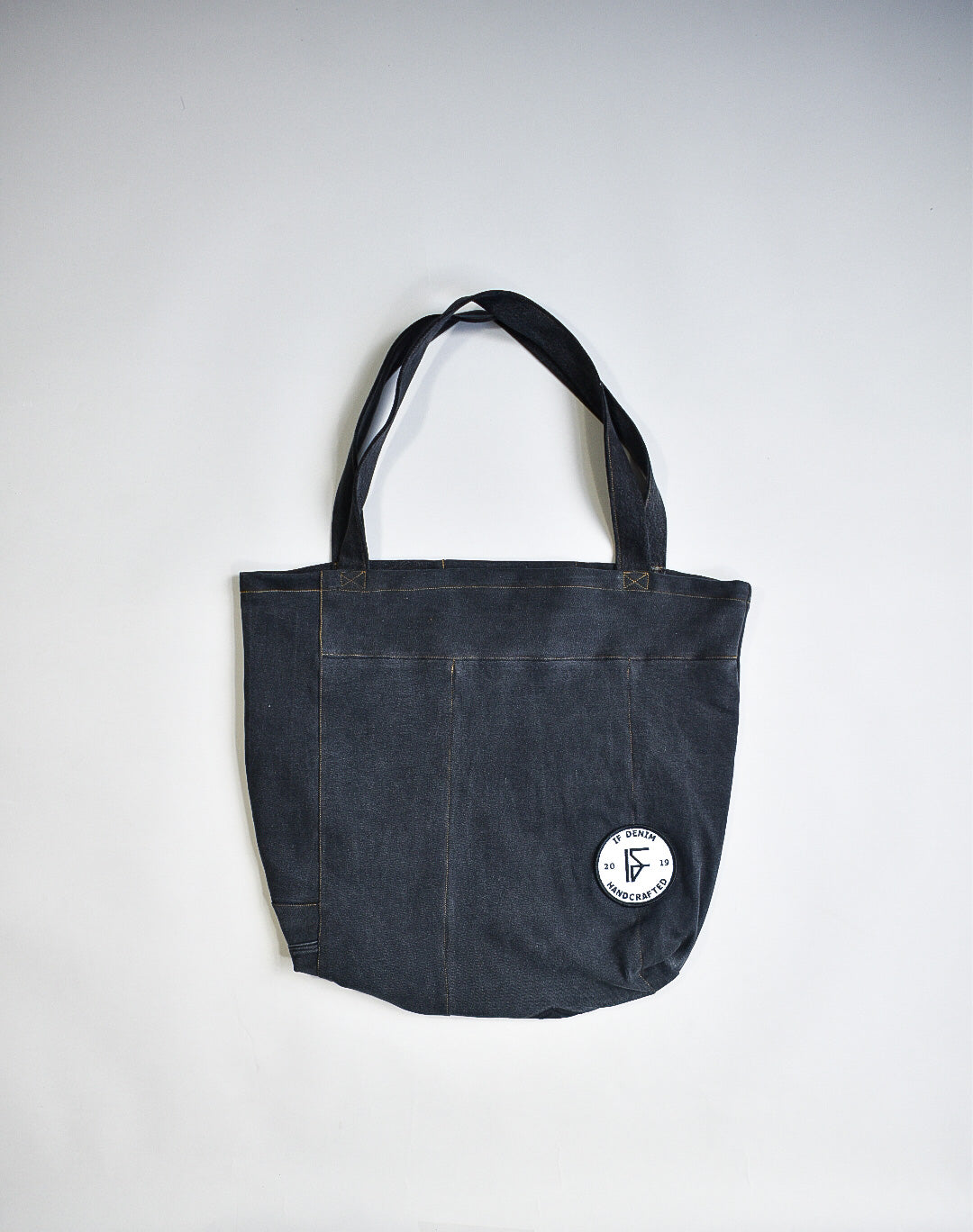 IF DENIM | Sustainable Handcrafted Totebag Worn-out B - IF DENIM