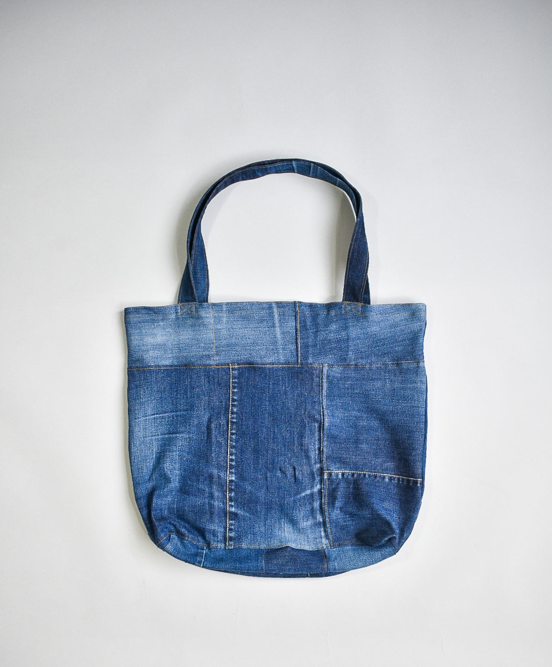 IF DENIM | Sustainable Handcrafted Totebag Worn-out Vintage DB01 - IF DENIM