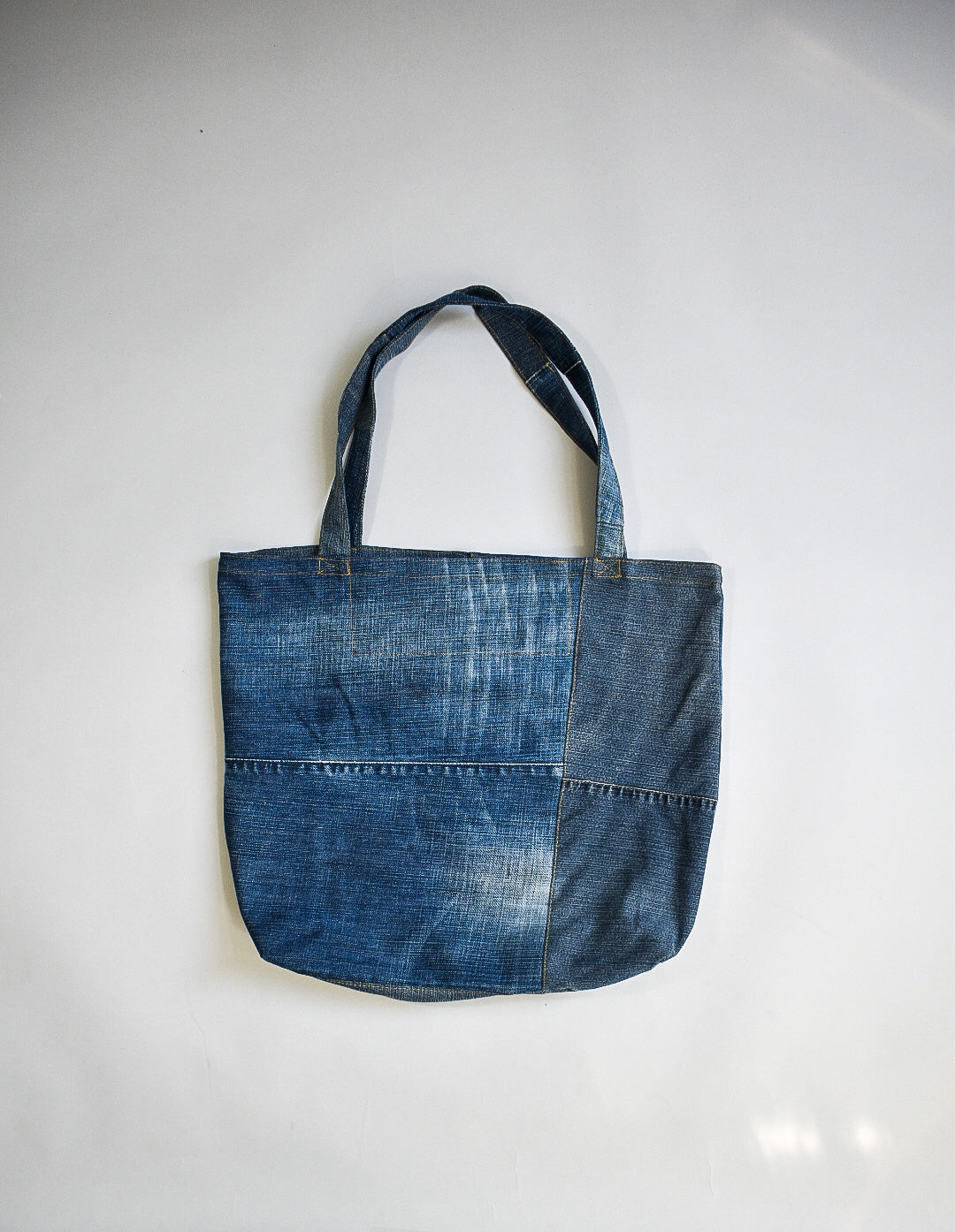 IF DENIM | Sustainable Handcrafted Totebag Worn-out Vintage DB - IF DENIM