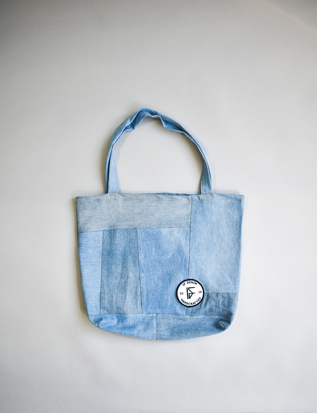 IF DENIM | Sustainable Handcrafted Totebag Worn-out Vintage LB - IF DENIM