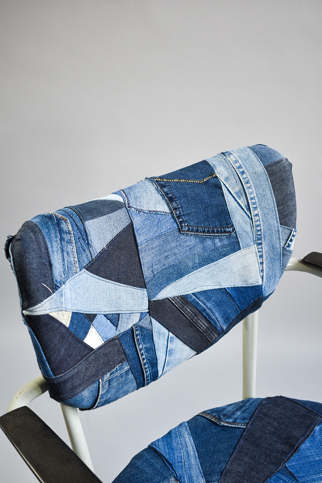 IF DENIM | Sustainable Handcrafted Vintage 60s School Chair - IF DENIM