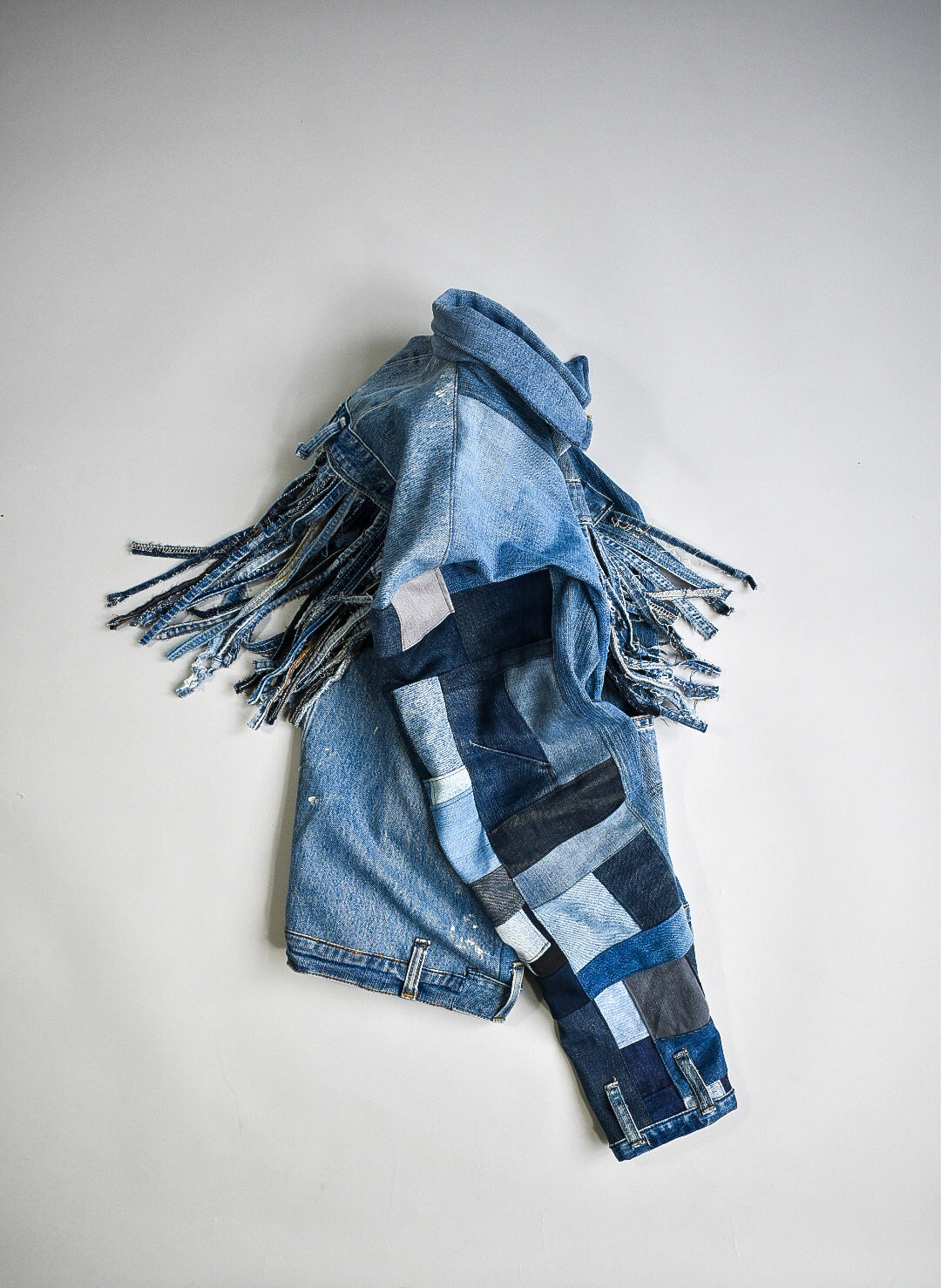 IF DENIM | Sustainable Handcrafted Western Patchwork Jacket 02 - IF DENIM