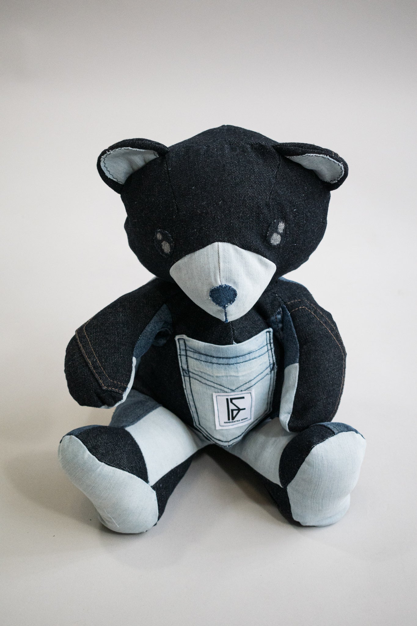 IF DENIM | Patchwork Denim Bear LB - IF DENIM