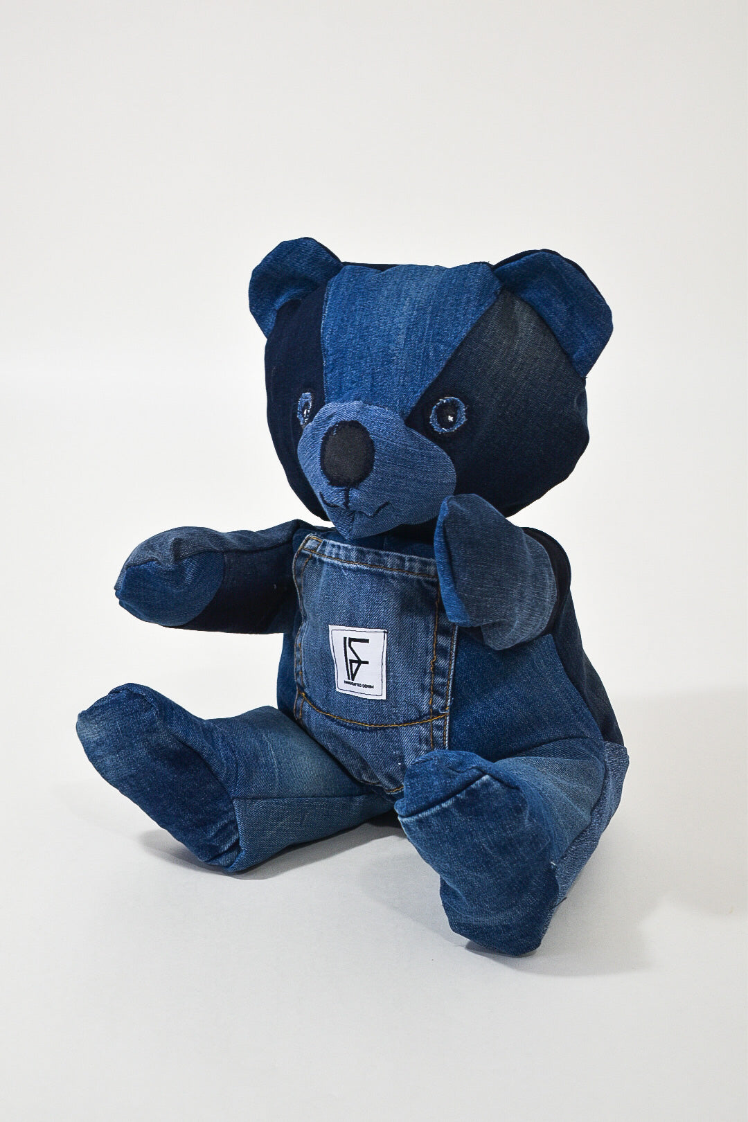 IF DENIM | Patchwork Denim Bear - IF DENIM