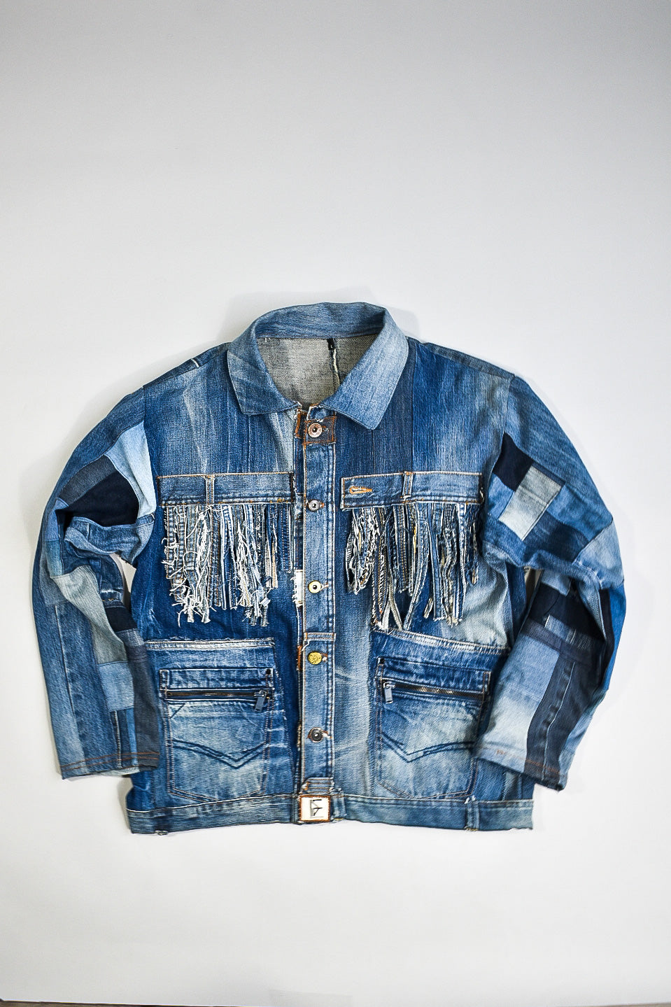 IF DENIM | Sustainable Handcrafted Western Patchwork Jacket - IF DENIM