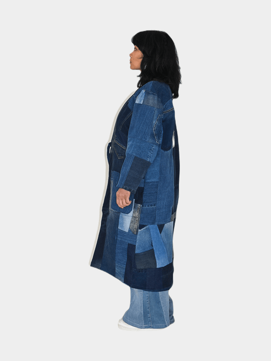 IF DENIM | Patchwork Kimono Long-Length S