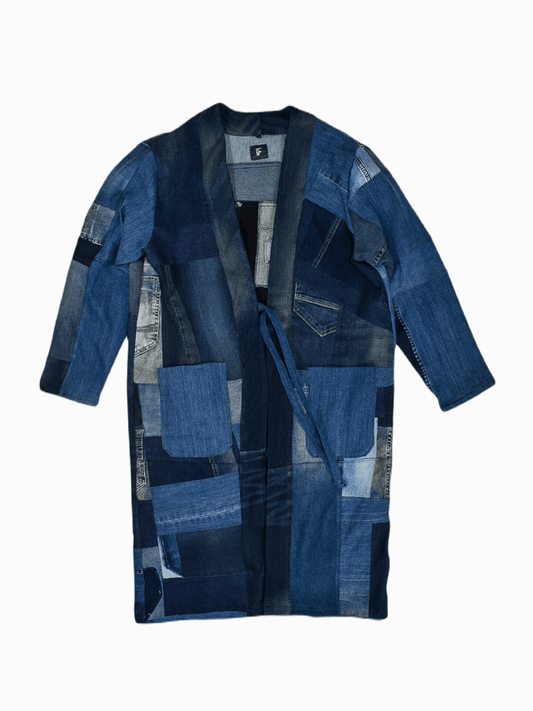 IF DENIM | Patchwork Kimono Long-Length S