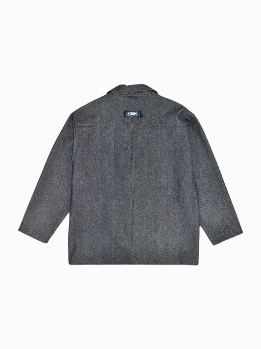 IF DENIM | Workwear Shirt Heavyweight Black Denim - IF DENIM