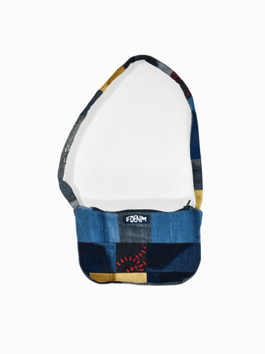 IF DENIM | BAGUETTE BAG PATCHWORK - IF DENIM