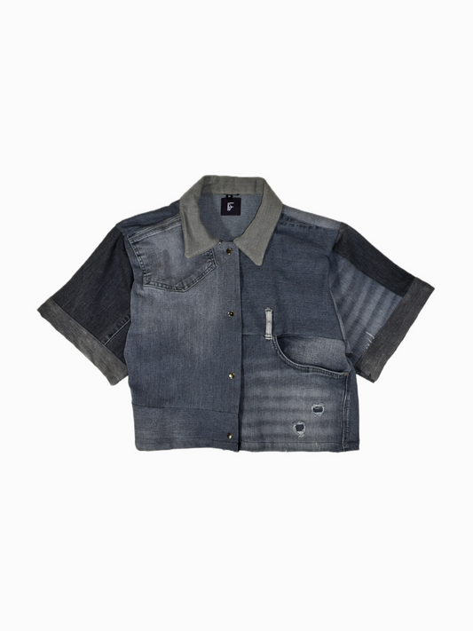 IF DENIM | Cropped Vintage Jacket M