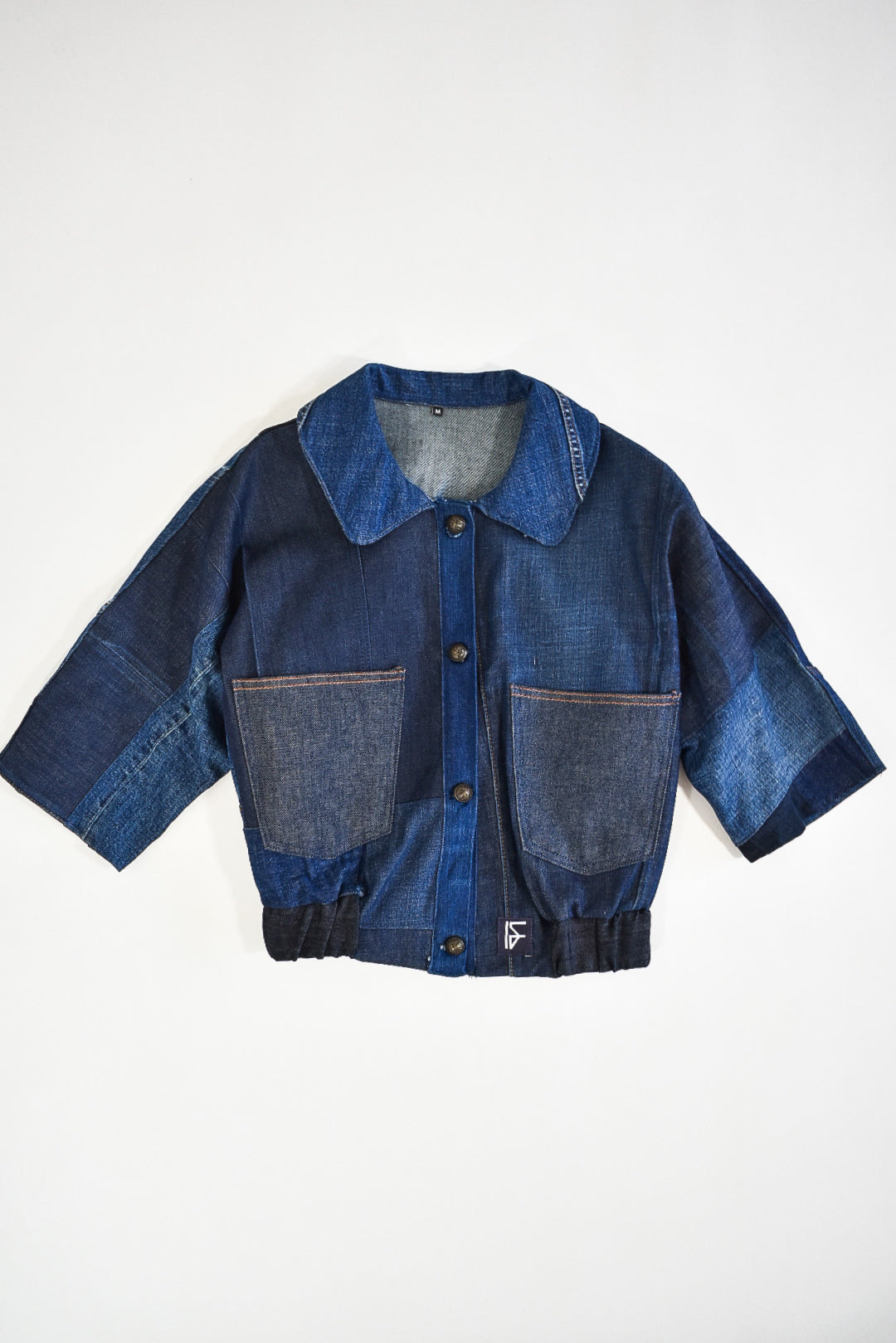 IF DENIM | Sustainable Handcrafted Cropped Vintage Jacket M