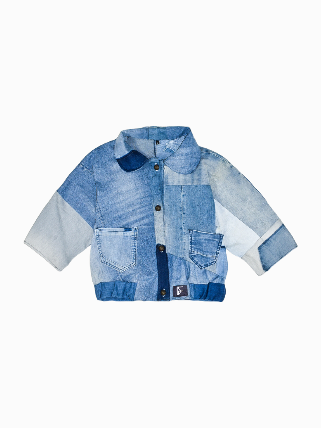 IF DENIM | Handcrafted Cropped Vintage Jacket S